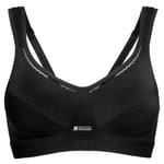 Shock Absorber Active D+ Classic Støtte-BH 70D - Svart, Optimal Komfort for Løping og Trening