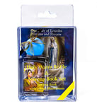 Catholic Gift Shop Lourdes Holy Water Bottle & 40 Page Novena Book Set. FILLED WITH LOURDES WATER