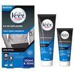 Accessoires corps Veet  Men Kit D 39;épilation En 2 Étapes Zones Sensibles