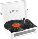 Fenton RP118F Briefcase Record Player with Bluetooth Output, Vinyl Player with