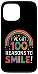 iPhone 13 Pro Max 100th Day of School I've Got 100 Reasons to Smile Case