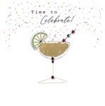 Time To Celebrate! Magical Sips! Birthday Hand-Finished Greeting Card