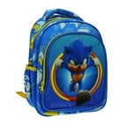 Sonic 2 junior backpack school travel rucksack bag 30 cm