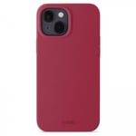 holdit iPhone 13/iPhone 14 Skal Silikon Red Velvet