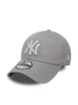 New Era Unisex 39thirty Ny Yankees Cap- Grey/white, Grey, Size L/Xl, Women