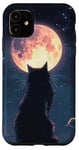 iPhone 11 Anime cat phone Case