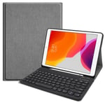 Ipad Pro 10.5 Bluetooth Keyboard Portfolio Folio Case Cover Gray