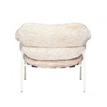 Fåtölj Bollo, Utförande Sheepskin Mohawi White / Pearl White