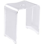 Tabouret de salle de bain Trendy transparent Ridder Transparent