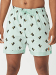 Nike NIKE Print Heritage Shorts Green Mens (M)