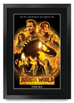 HWC Trading FR A3 Jurassic World Domination Chris Pratt Cadeaux imprimés affiche photo autographe signée pour les fans de cinéma - A3 Encadré