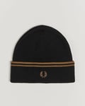 Fred Perry Twin Tipped Merino Beanie Black