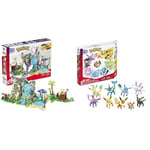 MEGA Pokémon Coffret Voyage dans La Jungle, Jeu De Briques De Construction & Pokémon Coffret Évoli Evolution, Jeu De Briques de Construction pour Enfants Et Adultes, Inclut 9 Figurines Évoli