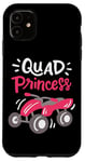 Coque pour iPhone 11 Femme Quad Lover ATV Rider Offroad Quad Bike