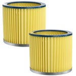 Filter Fits Titan Wickes Tesco Aldi Wet & Dry Canister Type Vacuum Hoover 2 Pack