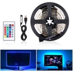 USB Led Strip Light, 5050 Rgb 12v Dc, Led Strip Dekorativ Led Strip inomhus (5m 150led)