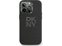 Apple Iphone 14 Plus / 15 Plus Dkny Dėklas Liquid Silicone Metal Logo (Dkhcp15msmcbsk) Juodos Spalvos