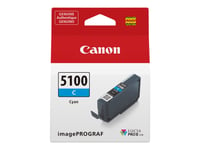 Canon Pfi-5100 C - 14.4 Ml - Cyan - Original - Hängande Låda - Bläcktank - För Imageprograf Pro-310