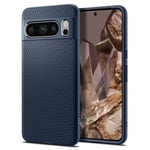 Spigen Liquid Air Coque Compatible avec Google Pixel 8 Pro - Bleu Marin