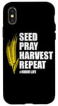 iPhone X/XS Seed Pray Harvest Repeat Farming Farmer Life Men Women Case