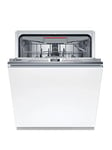 Bosch Series 6 Smv6Zcx10G Fullsize 14-Place Settings Integrated Dishwasher With Vario Flex Baskets, Vario Drawer, Time Light - Stainless Steel