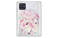 Coque Transparente pour Samsung Galaxy A51 Feminine Attrape Reve Rose