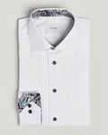 Eton Slim Fit Signature Twill Contrast Shirt White