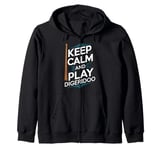 Didgeridoo Player Traditional Music Australian Culture Zip Hoodie