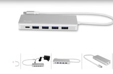 LMP USB-C HUB 7 port USB-A (4) &