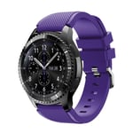 Samsung Gear S3 trendig silikon klockarmband - Lila