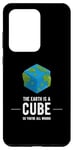 Coque pour Galaxy S20 Ultra Flat Earth is Cube « Not Round or Flat » Cadeau controversé amusant