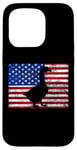 Coque pour iPhone 15 Pro Goose Vintage Farm Animal Patriotic Farmer