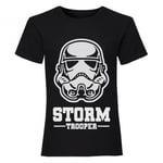 Star Wars Girls Stormtrooper Mask T-Shirt - 12-13 Years