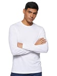 Armani Exchange 8nzm77 T-Shirt À Manches Longues, Blanc (White 1100), X-Small Homme