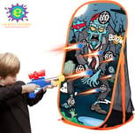 Shooting Game Targets Kids Boys Toys for Nerf - Zombie Shooting Target with Net 