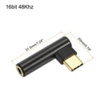 USB Type C to 3.5mm Headphone Jack Adapter USB C to Aux Audio Adapter, Black