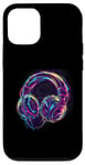 iPhone 12/12 Pro Headphones Music DJ House Dance Club Music Headphones Techno Case