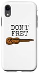 Coque pour iPhone XR Ne vous inquiétez pas, Lap Steel Guitar, Slide Guitarist