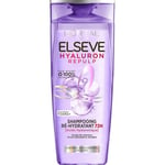 L'Oréal Paris - Shampooing Ré-Hydratant pour Cheveux Déshydratés et Fatigués - Hydratation 72H - Brillance - À l'Acide Hyaluronique - Elseve Hyaluron Repulp - 300 ml