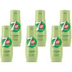 Sodastream - Lot de 6 concentrés 7UP FREE - 440ml