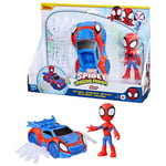 Coffret Figurine Spidey And His Amazing Friends avec Arachno-bolide