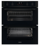 Zanussi ZPCNA7KN Series 40 Built Under Air Fry Catalytic Double Oven in Black