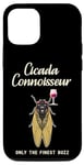 Coque pour iPhone 15 Pro Funny Cicada Connnoisseur, Only the Finest Buzz, Wine