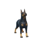 Dyr - Legetøjshund - Dobermann fra Green Rubber Toys - L:18 cm.