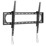 ProperAV Fixed Flat Wall TV Bracket 60" 65" 70" 75" 80" 85" 90" 100" 120" Tilt 10° VESA Max 900x600 Black