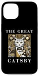 Coque pour iPhone 13 The Great Catsby, Funny Cat Design, Cat Lover, Film