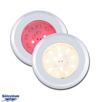 Båtsystem Downlight Nova LED Krom Rød/Hvitt lys