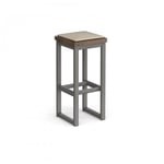 Otto Urban Poseur benching solution high stool 350mm wide with upholstered seat pad - made to order