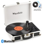 Briefcase Record Player with Bluetooth Output, Speakers and USB - RP116CR Creme