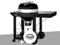 Barbecue à charbon Napoleon Kettle Pro 57 cm sur chariot + Lot de 2 paniers à charbon - Napoleon